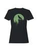 Moonlit Howling Wolf Silhouette Women's T-shirt