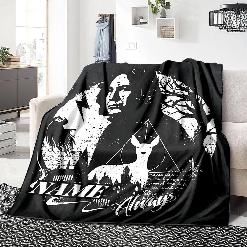 Custom Name "Snape's Legacy: Always" blanket for Couch & Bed, Plush Cozy Fuzzy Blanket Super Soft & Warm Blankets for Fall and Winter. 0908107