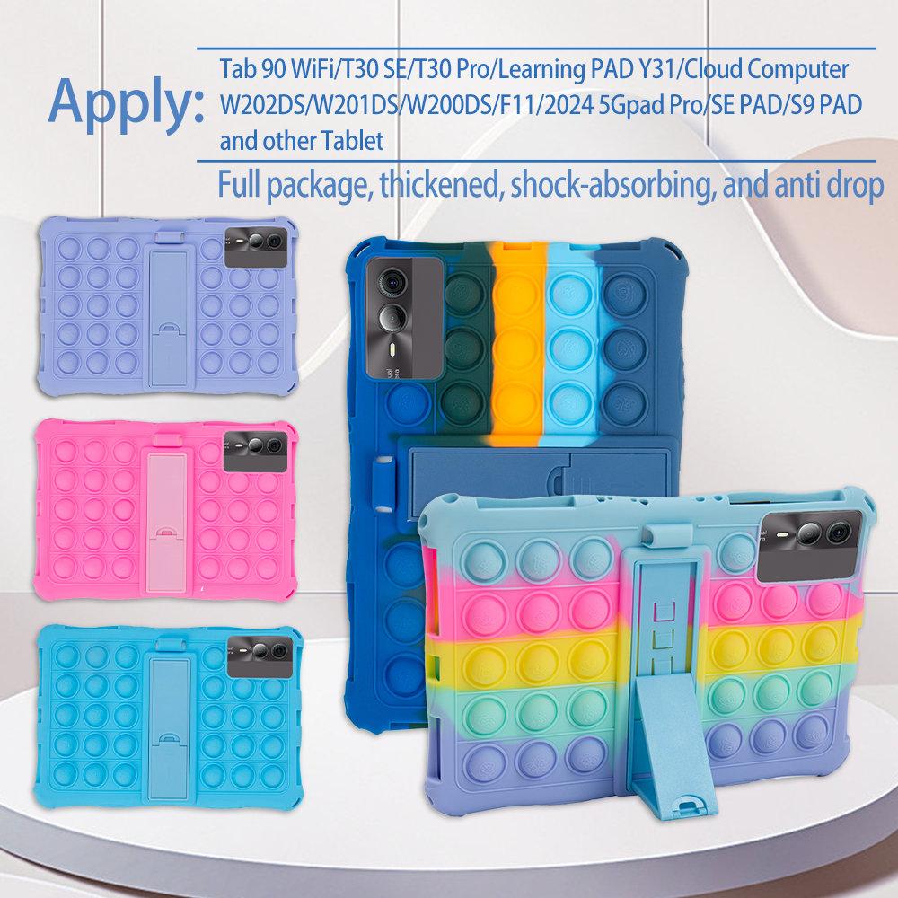 Weiche Bubble Stand Hülle für Blackview Tab 90 Wifi 2025 Schultergurt Schutz Kinder Tablet Hülle