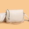 Ladies' Single-shoulder Leather Handbag with High-class Style, Stylish Crossbody Bag, Mother Bag