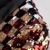 Mens Double-sided Sequin Suit Jacket Shiny Blazers