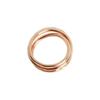 Mezmic Art Triple 14K Gold Ring