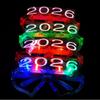 Number Letter 2026New Year Glow Glasses New Year Party Glasses  New Year Gift