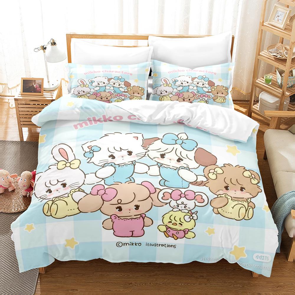 

Three-Piece 3D Digital Printing Home Textile 135 * 200