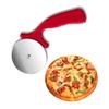 Stainless Steel Pizza Cutter Wheel Knife Wooden Handle Pastry Roller Baking Tool