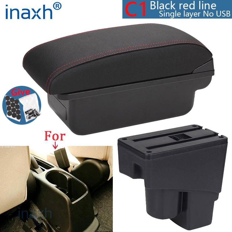 For Honda Jazz Armrest box For Honda Fit Jazz 1 Car Armrest 2003-2007 Arm Storage box car accessories 2003 2004 2005 2006 2007