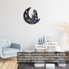 Creative Moon Cat Crystal Storage Rack and Home Decor Ornament