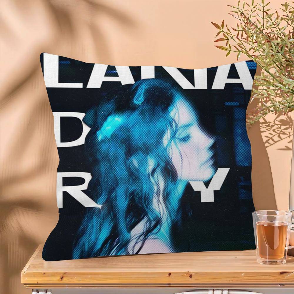 Lana Del Rey Hot Music Pillow Cushion Cover Pillowcase Living Room Sofa Home Decor Customized