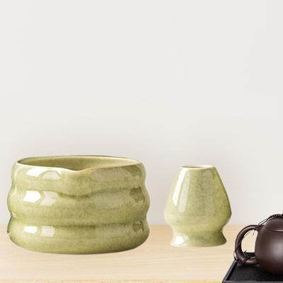 Japanische Matcha-Schale aus Keramik, Zeremonie-Chawan