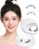 EMEDA Magnetic False Eyelashes - Reusable, Easy To Apply, No Adhesive Required, Natural Look, Clumped Lashes, Magnetic False Eyelashes, Perfect for