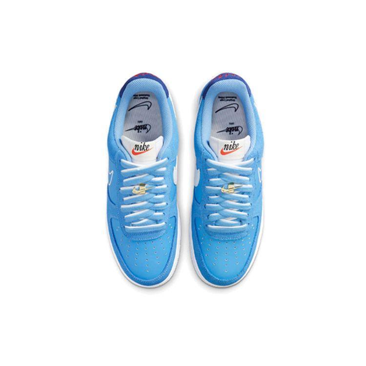 Nike Air Force 1 07 LV8 First Use - University Blue Men Sneakers White Deep-Royal-Blue DB3597-400