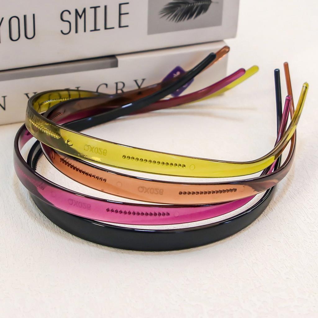 4PCS Sunglasses Frame Shape Plastic Hairband For Women Elegant Solid Headband Hair Decorate Hair Hoop Fashion Hair Accessories
