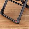 Portable Folding Chairs Office Chaise Lounge Living Room Metal Backrest Reclining Chair Household Single Person Relax Armchairs