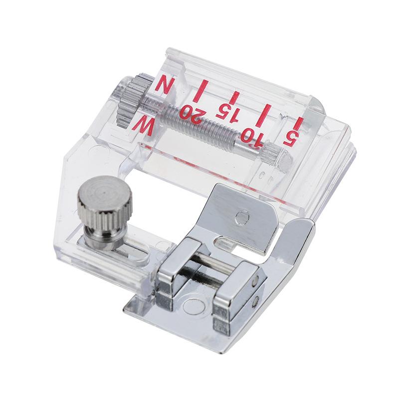 

1PC Adjustable Bias Tape Binding Foot Snap On Presser Foot 6290 For Brother and Most of Low Shank Sewing Machine Accessories