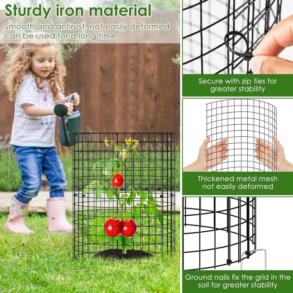 Chicken Wire Plant Cover Metal Protection Guard Garden Netting Plant Covers for Strawberry Tomato Vegetable Flower Crop
