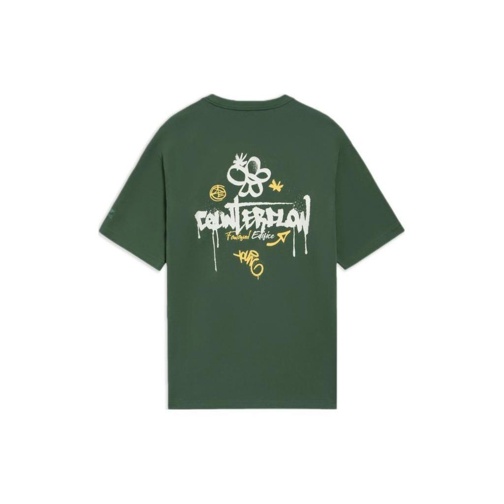 Li Ning Sports Fashion Collection T Shirt Unisex Mist Pine Green AHSS589-3