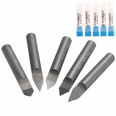 6MM Engraving Milling 5 Values Cutter CNC Marble Granite Diamond Engraving Bit Flat Bottom Engraving Bits New