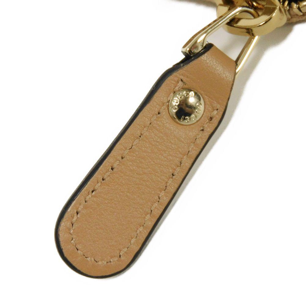 Used Guccissima Coin Purse 9539 544249 BMJ1G 2754 7943 with Embossed Double G Logo and Zip Around Closure, Micro GG