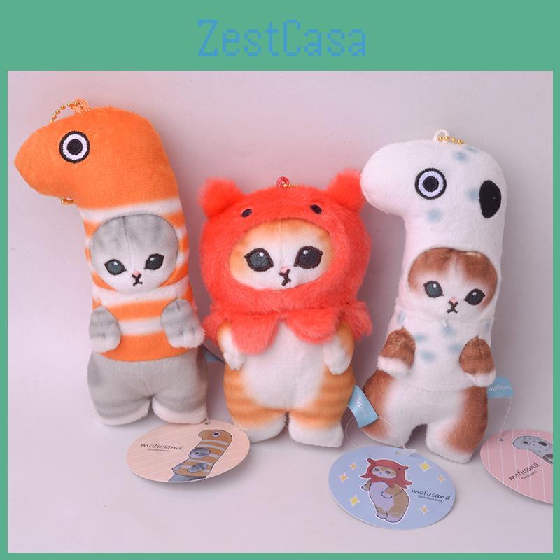 Adorable Octopus Eel Sea Snake Cat Plush Pendant Soft Short Plush Toy