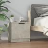 VidaXL Bedside Table Concrete Grey 40x39x40 Cm 811204