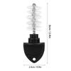 15pcs Nylon Beer Tap Plug Brush Black Cleaning Accessories Professional Nylon Brush  Kegging System
