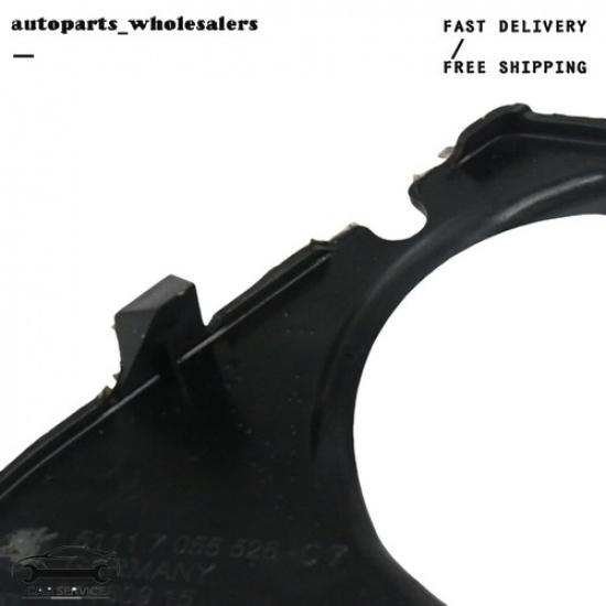 Quality Passenger Bumper Fog Light Cover Frame Surround For BMW 6 Series E63 E64