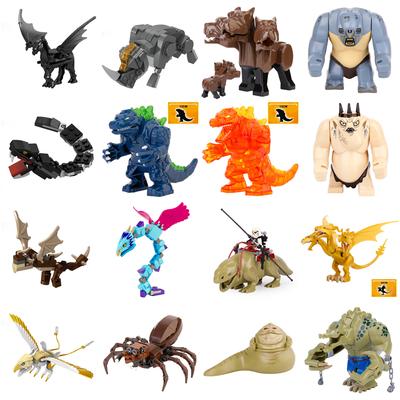 Serie di Film Guerre Spaziali Smaug Troll Dewback Rancor Jabba Mattoncini Grandi Costruzioni Figure Anime Giocattoli per Bambini Regalo