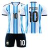 Kids Sports Equipment 2526 Argentina Home 10 Messi Soccer Jersey Blue/White