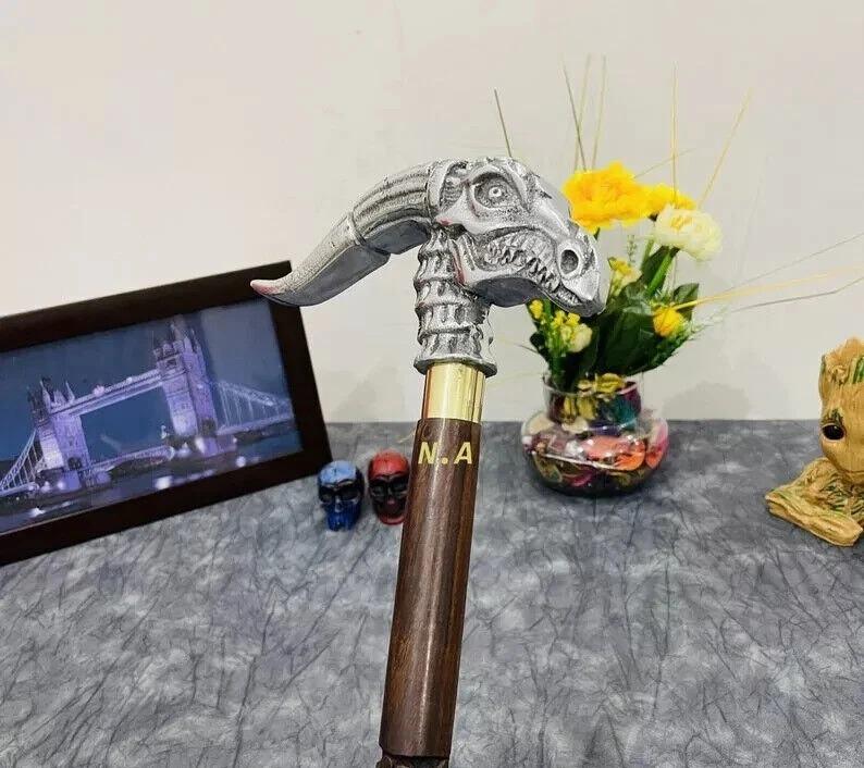 Nautical Toscano Dragon Handle Nebula Head Walking Cane Victorian Style Designer