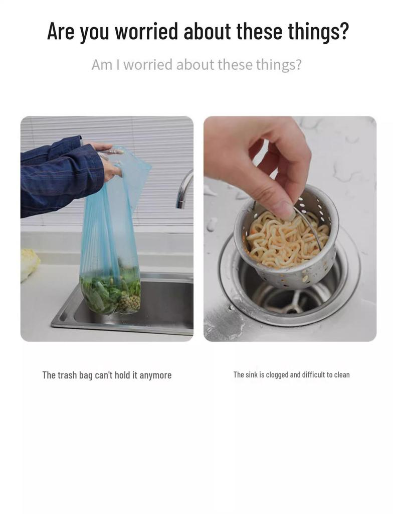 Einweg Dreieck Spülen Siebnetz für Küche und Geschirrspülen