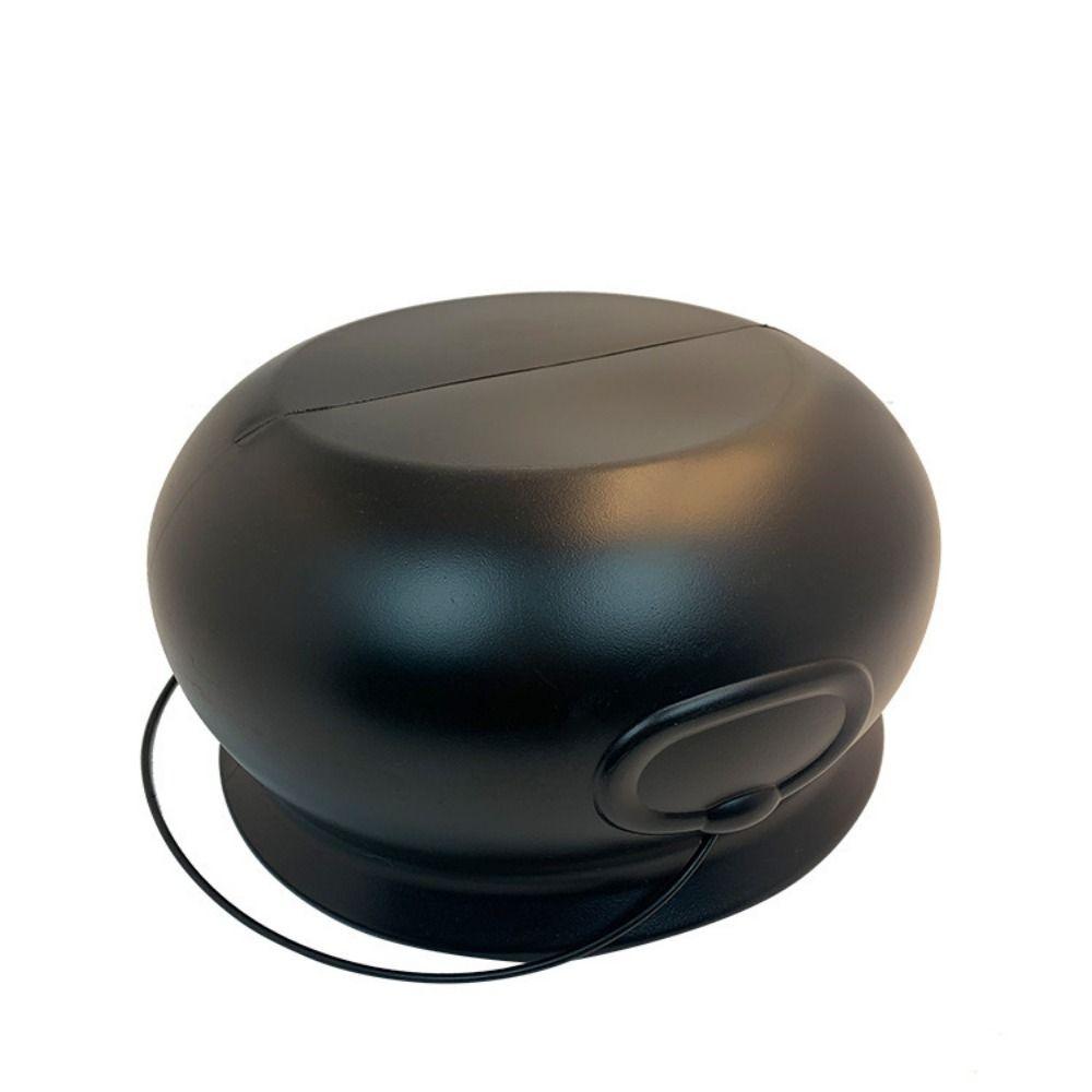 Plastic Halloween Cauldron Black Treat Container Festival Candy Bowl  Holiday Decoration