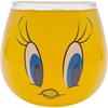Looney Tunes Tweety Sunart Wobble Glass Tumbler 290ml Made in Japan SAN3839