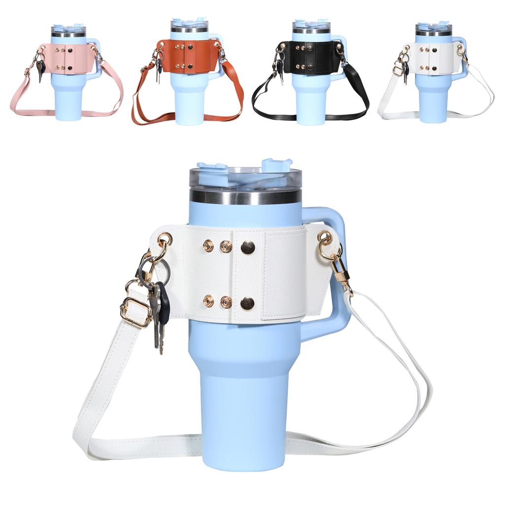 Water Bottle Holder Adjustable Carrier Strap 40oz Cup Accessories Credit Card Holderm