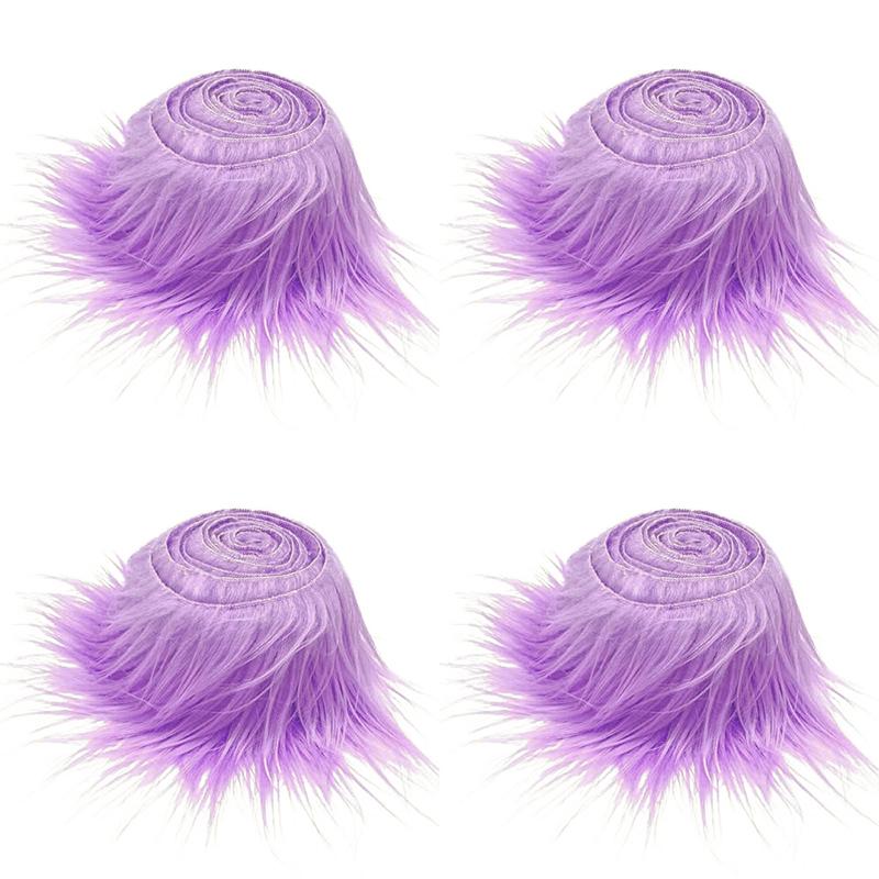 5cm*1.5m Winter Decorative Fabric Supplies DIY Artificial Christmas Decor Ribbon Tapes Fur Stripe