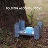 Przenośny Kempingowy Palnik Alkoholowy Palnik Paliwo Stałe Alkoholowe Składany Kuchenka Outdoor Mini Spirit Gotowanie Piknik BBQ Kuchenka Woskowa