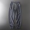 Export Original Tail Order Cut Label Linen Pants Men's Summer Thin Loose Tappered Draped Pants Export Men's Casual Pants