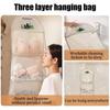 Large Capacity Storage Net Dormitory Wardrobe Socks Underwear Hanging Bag Multilayer Breathable Mesh Pocket Door Storage Bags