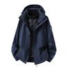 Men Women 3-in-1 Waterproof Windproof Hiking Jacket With Removable Down Liner Outdoor Trekking Camping Winter