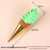 Simulation Torch Ice Cream Cone Model - Fake Dessert Display Prop for Ice Cream Shops