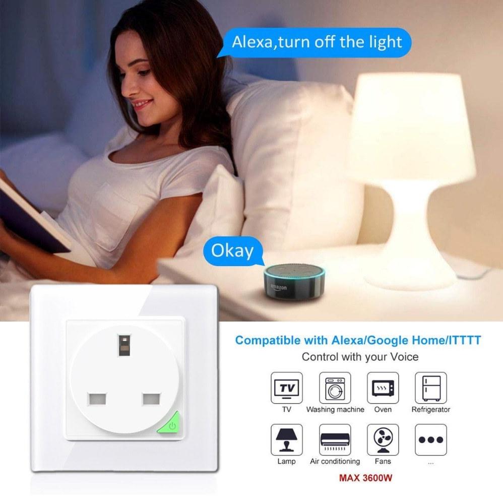 Alexa Smart Plug: WiFi Timer Socket with Voice Remote Control for UK Smart Homes