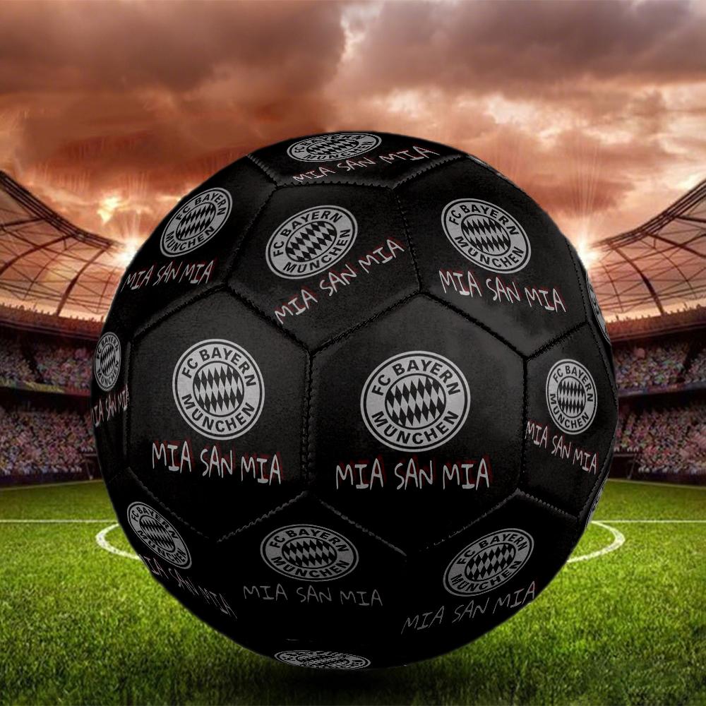 1pc Bayern Munich Crest Size 5 Soccer Ball PVC Football Sports Matches Training Outdoor Games Beach Elastic Balls 07c16