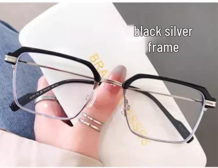 Great White Shark Anti-Blue Light Reading Glasses for Middle-Aged and Elderly - High-Definition Fashion 2024 Model with Free Shipping