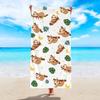 Tie Dye Heart Starfish Beach Towel Summer Vacation Ocean Colors Quick Dry Microfiber Towels Soft Swimming Pool Yoga Mat Travel