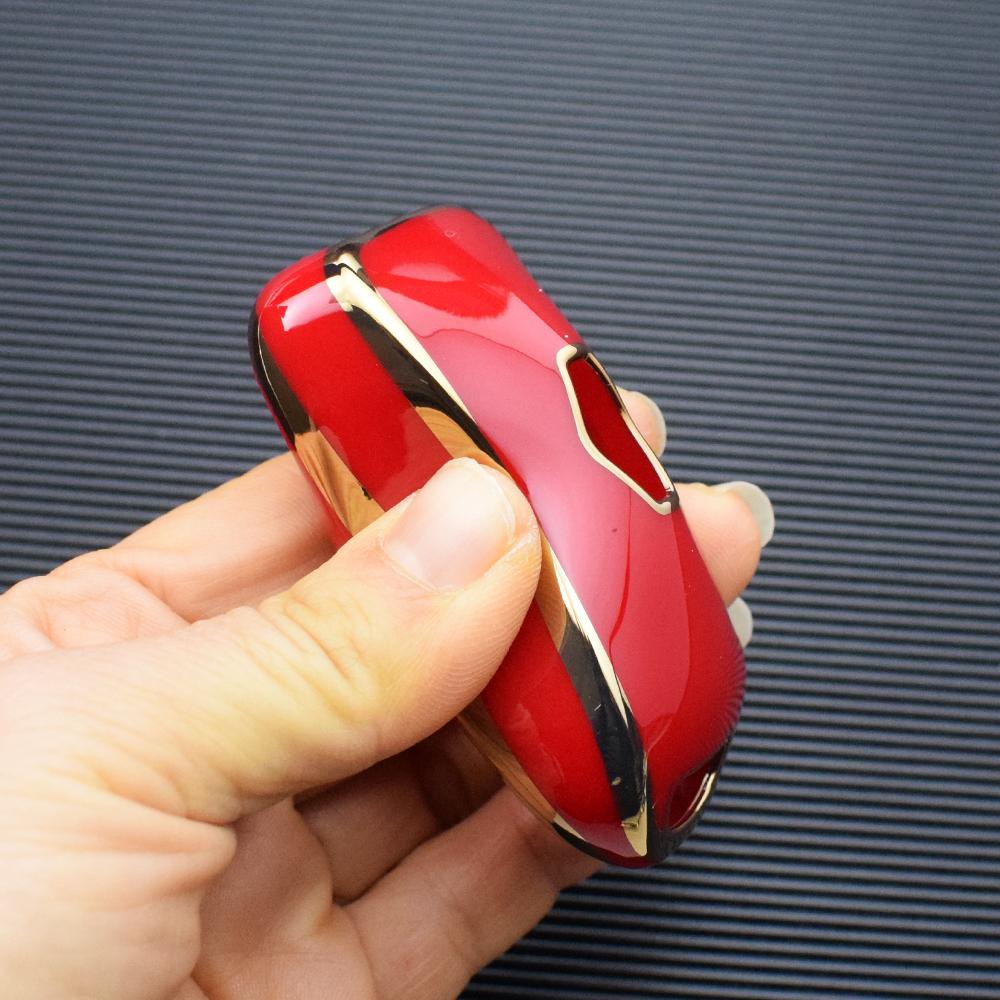 Auto Skall Fob For Renault Kadjar Captur Megane Sandero Stepway Logan Clio 5 Arkana Myk TPU Bil Flip Nøkkelkasse Deksel