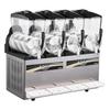 Slushie Machine, 12L/3.17Gal X 4 Tank Commercial Slushy Maker, Frozen Drink Maker with Self-Cleaning, Margarita Machine for Restaurants Bars Party for