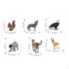6 Animal Figurines Set for Kids Educational Jungle Wildlife Models