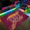 Queensland Maroons Design Crystal Velvet Carpet Cozy Non?Slip Printed Rug For Bedroom Living Room Entrance