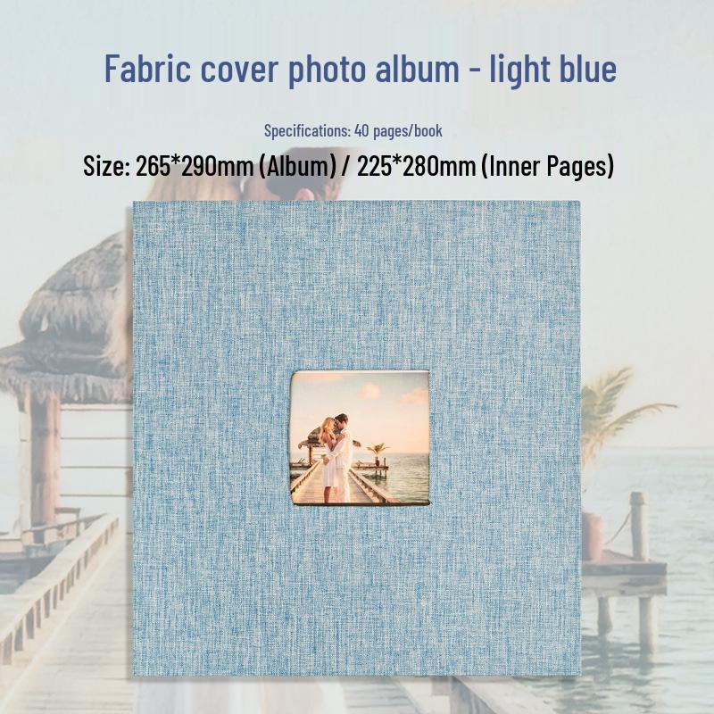 Self-Adhesive Photo Album: Large Capacity for Couples, Travel, Wedding & Polaroid Photos
