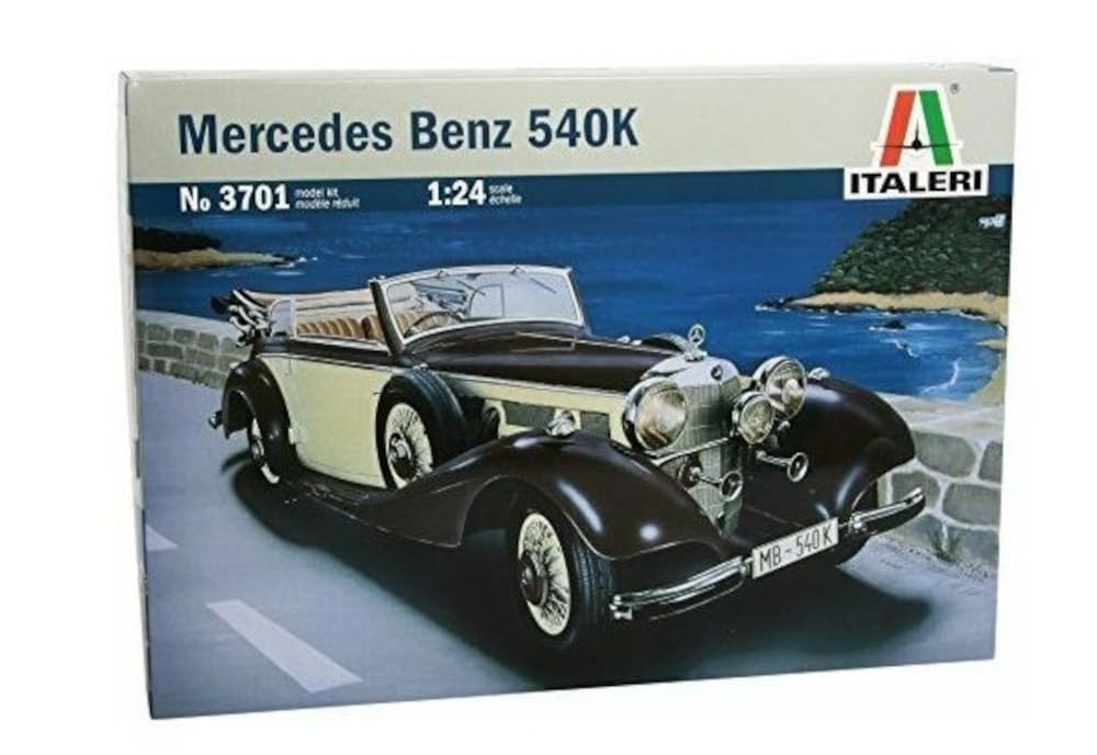 Platz Italeri 1/24 Scale Mercedes-Benz 540K Plastic Model Kit IT3701