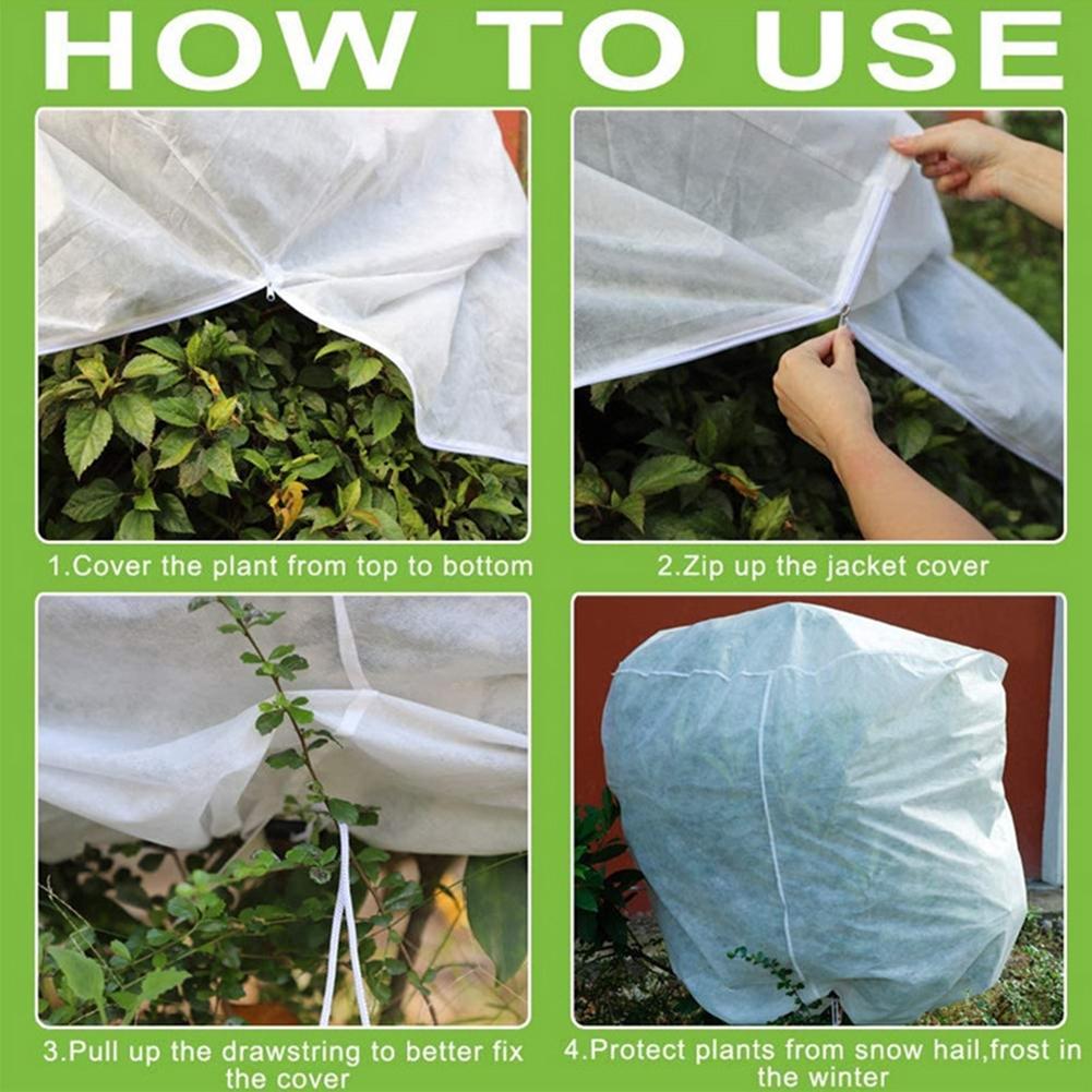 Protection sécurisée pour vos plantes grâce à la couverture végétale à cordon intégré